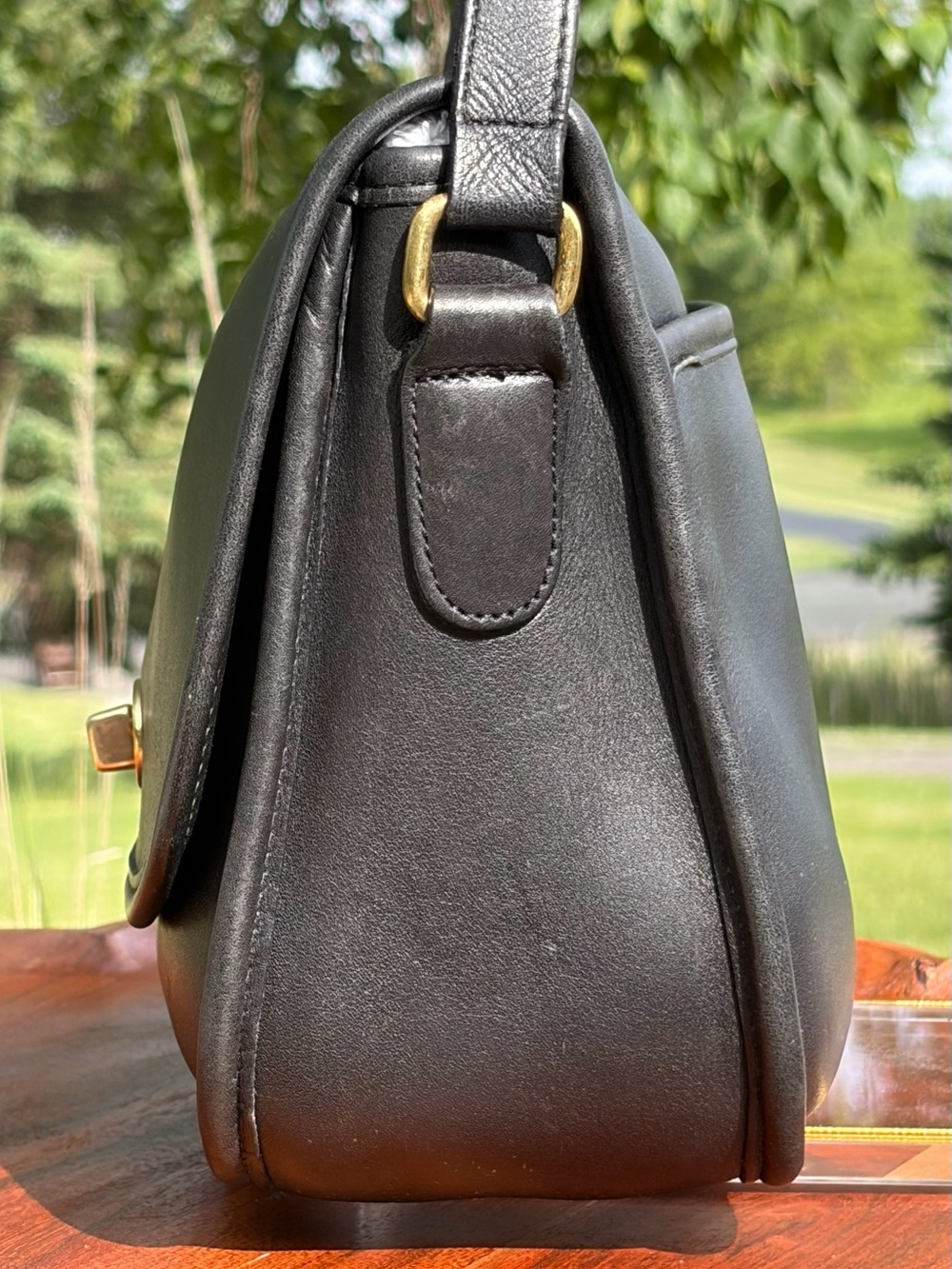 Vintage COACH City Bag Black Leather style 9790 EUC - Picture 13 of 17